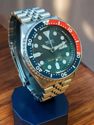 Seiko Divers Watch Scuba 7S26-0020 SKX009 Pepsi Navy Automatic