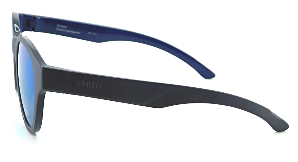 Nuovi occhiali da sole Smith SNARE POLARIZZATI | grigio opaco blu/verde polare lenti a specchio - Immagine 4 di 4