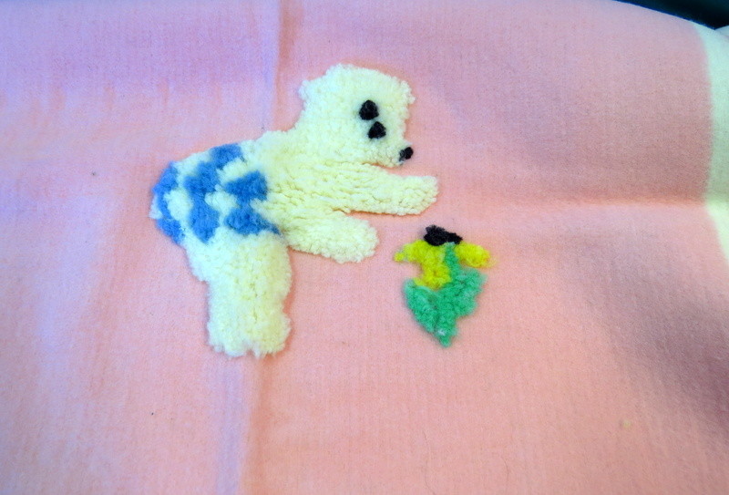 Baby Pepperell Crib Blanket Pepperell Mfg. Co. Boston, Mass. Original