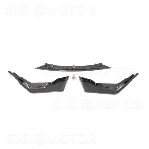 Kit de alerón labial de parachoques delantero de fibra de carbono para Corolla Sedán SE XSE 2020-2024 V2 - Imagen 2 de 9