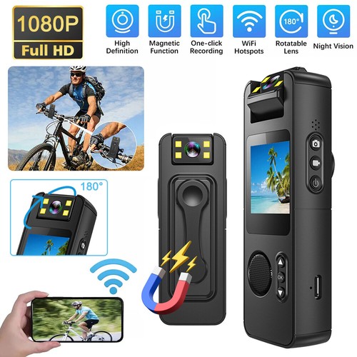 Portable Full 1080P HD Mini Pocket Camera Body Camera Clip Video Recorder DV DVR