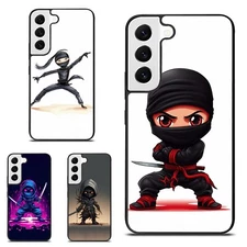 Plastic Cover children drawing a ninja For Samsung Galaxy Z Fold Flip 3 4