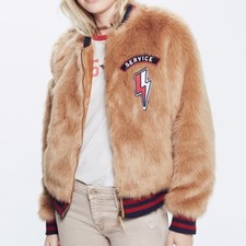 Mother Denim Faux Fur Jacket Nwt
