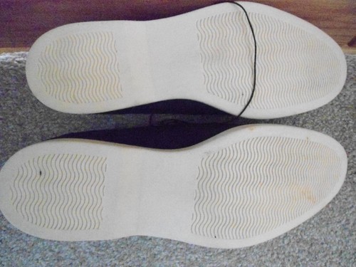 GEORGE GENTS HAND CRAFTED BLUE LEATHER SLIP ON SHOES SIZE 10/44 - Imagen 2 de 8