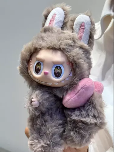 【Customized LABUBU】 Little Angel Plush Labubu Zimomo Doll 17cm Toys Keychain - Picture 2 of 11