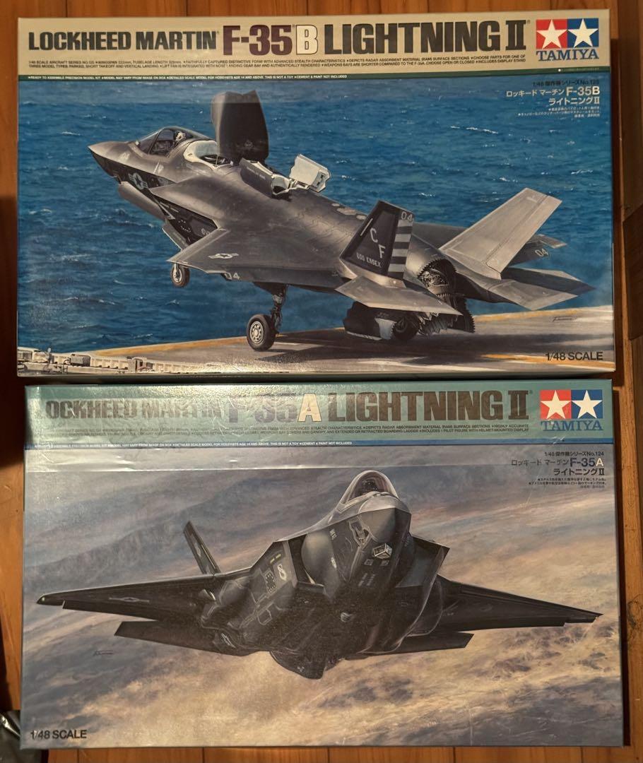 タミヤ F-35A ライトニング II 1/48 F-35B ライトニング II 1/48 ロッキード マーチンF-35B ライトニングII 完成見本やキットの