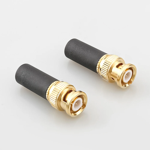 1pc Gold Plated BNC Connector Male Plug HIFI BNC Video Cable HD SDI Connector - Picture 7 of 9
