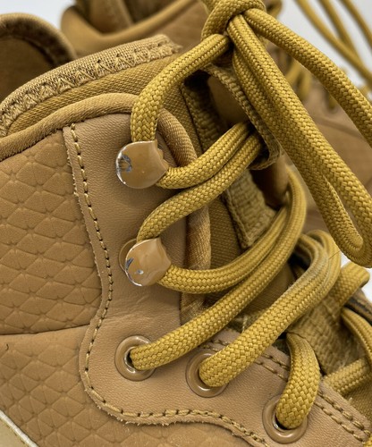 NIKE Ebernon Court Borough Mid Shoes - Wheat Brown - Mens Size 8 - AQ8754 700 - Picture 6 of 12