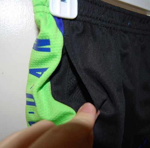 NWT Air Jordan Toddler Boys Black with Lime Green Panels Sport Shorts sz 2T - Picture 4 of 11