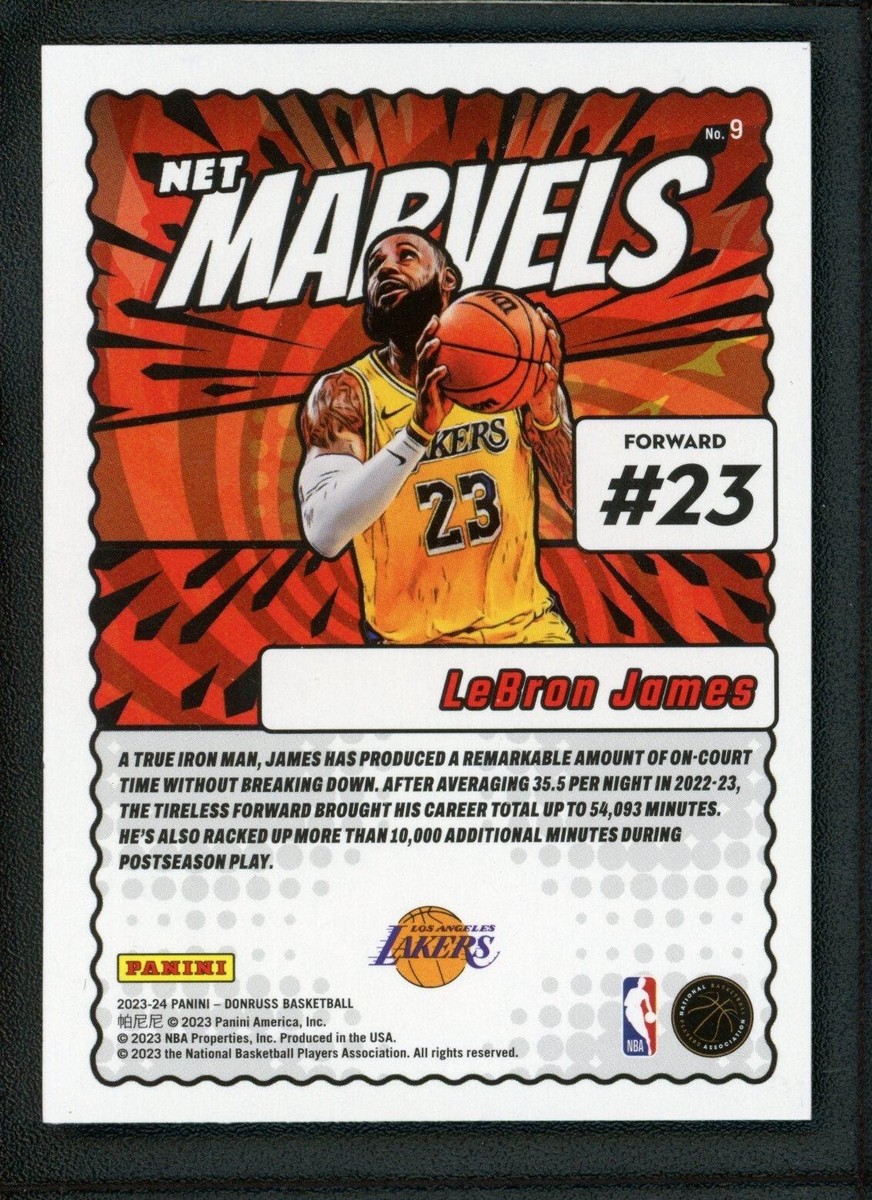 2023-24 LEBRON JAMES PANINI DONRUSS NET MARVELS | eBay