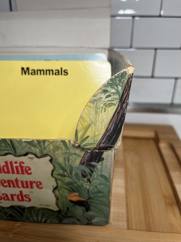 Vintage Grolier Wildlife Abenteuerkarten verpackt Bildung Homeschool Wissenschaft 1993 - Bild 3 von 7
