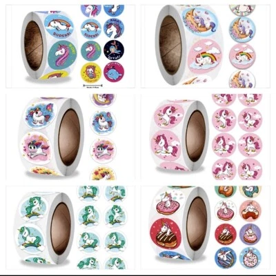 UNICORN REWARD STICKERS Unicorn Kids Childrens Reward Praise Stickers Large Selection Multi Buy Discount