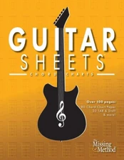 Guitar Sheets Chord Chart Paper: Over 100 Pages Of Blank Chord Chart Paper,...