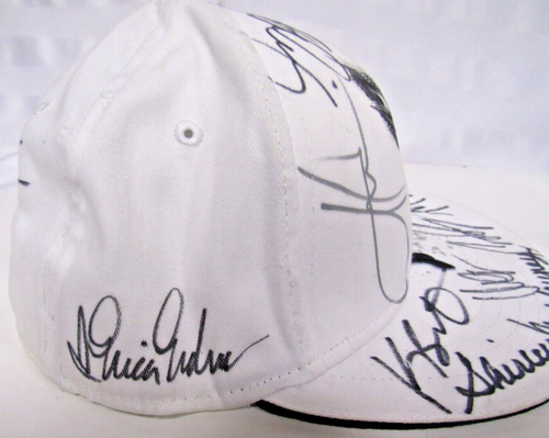 NHRA 13 AUTOGRAPHS HAT JOHN FORCE SHIRLEY MULDOWNEY ERICA ENDERS WORSHAM +9 MINT - Picture 5 of 7