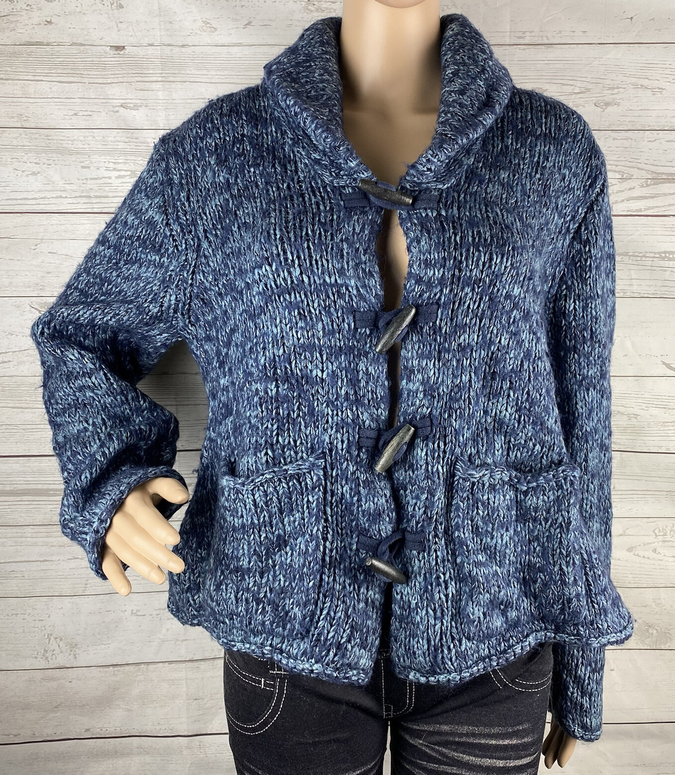 toggle button cardigan