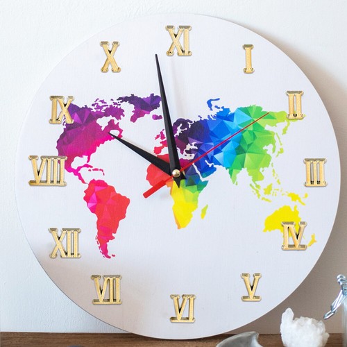 4 Count Wall Clock Watch Accessoires Uhr Ziffern Teile Reparaturteile - Zdjęcie 7 z 12