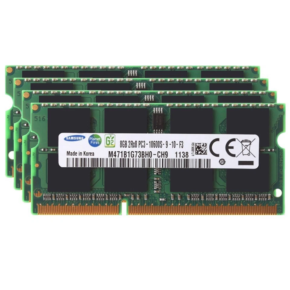 Samsung 32GB 16GB 8GB DDR3 1600MHz 1333MHz 240Pin SODIMM Laptop Memory LOT UK - Image 4 of 4