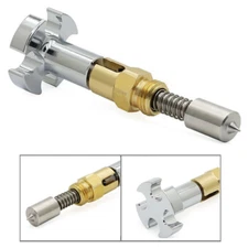 FOR Super E B & G Carbs Replace Custom Chrome Cross Enrichener Choke Knob