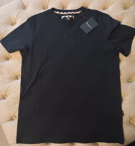 Camiseta Aquascutum London 1851 Pequeña Azul Marino - Imagen 2 de 3