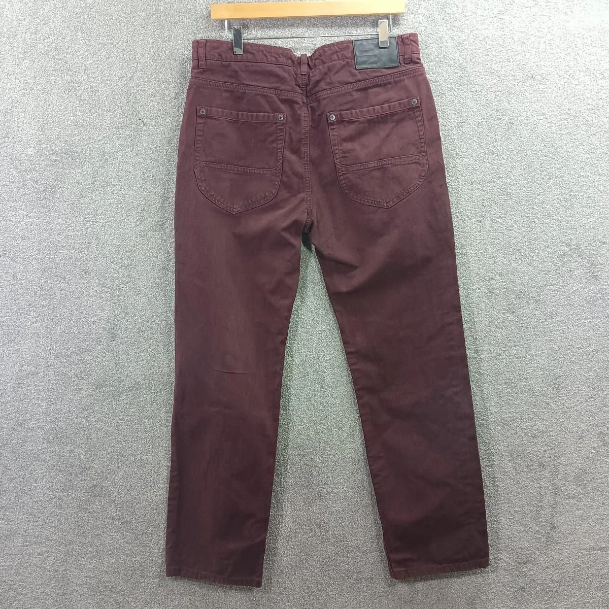 Burgundy jeans top womens uk