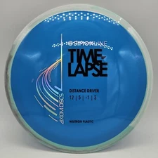 Axiom Discs Simon Line Neutron Time-Lapse Blue Flight Plate/Teal Rim 175g