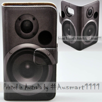 For Samsung Galaxy Note Series - Subwoofer Print Wallet Mobile Phone Case Cover