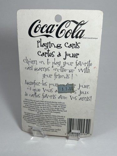 Coca Cola Magnet 1995 and FREE Coca Cola Playing Cards Key Chain - still in box - Picture 6 of 6