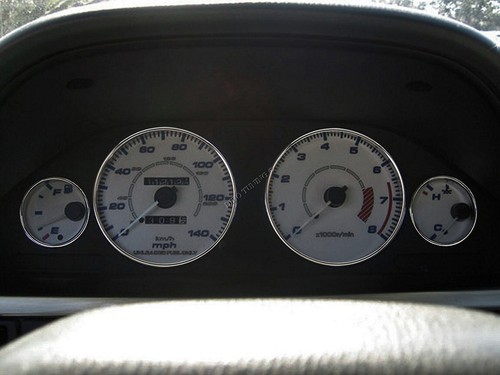 For Nissan Maxima A32 95-99 Polished Aluminum Chrome Dial Rings For Counter 4pcs - Imagen 6 de 7