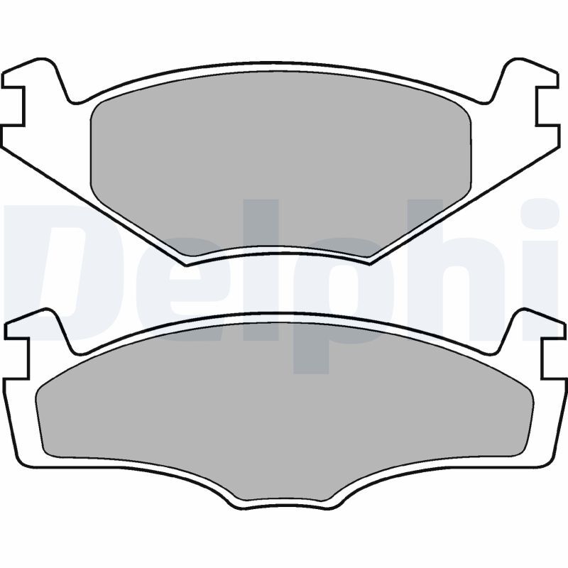 Plaquettes de frein DELPHI LP756 frein à disque avant arrière pour auto