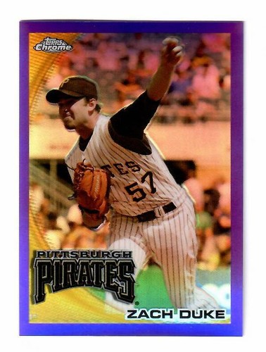 Topps 2010 cromo púrpura refractor - termina tu conjunto - tú eliges - Imagen 5 de 62
