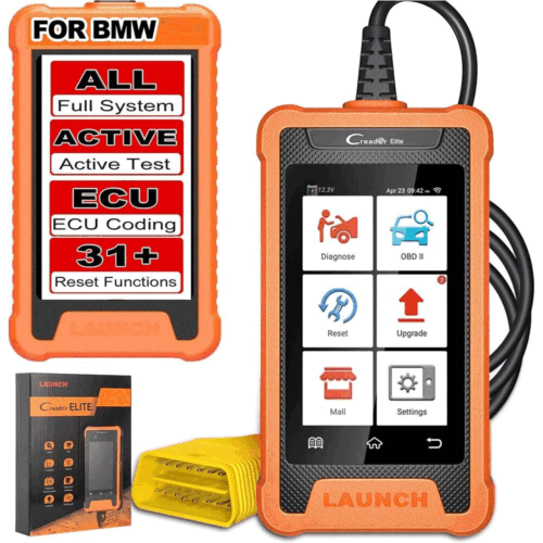 LAUNCH Creader Elite for BMW Full System Diagnostic Scanner Tool ABS Oil Reset - 第 1/12 張圖片