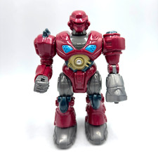 Cybotronix MARS Red Revo Walking Robot 7" Multi-Articulated Arms Light-Up READ