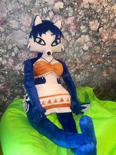 Krystal from the Star Fox series. big plush toy.Gift for New Year - Picture 4 of 9