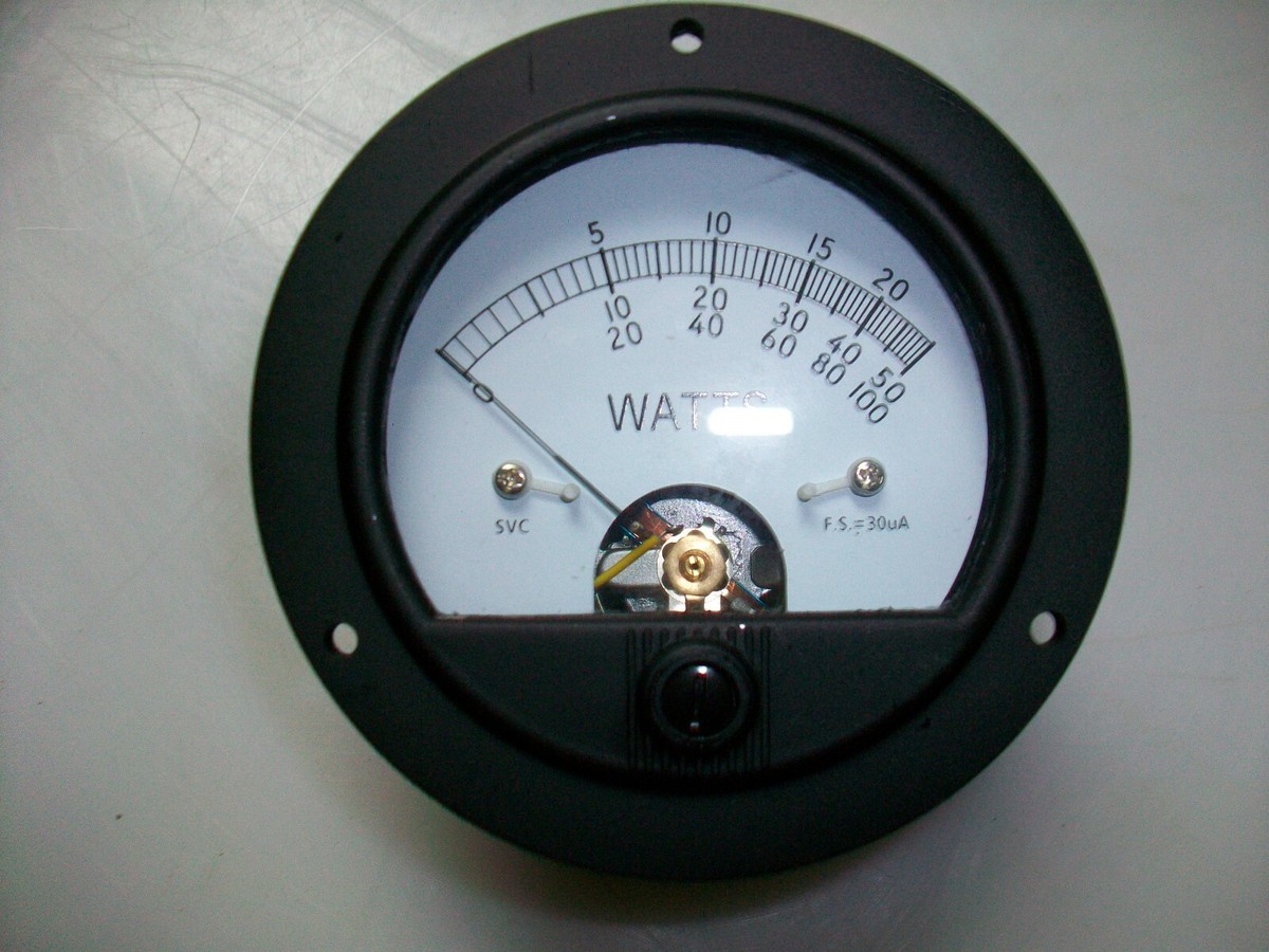 30 Ua. REPLACEMNT METER FOR BIRD TYPE 43 WATTMETER | eBay