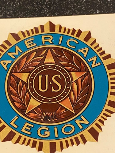 "Sammlerstück SELTEN Vintage US American Legion Aufkleber für Auto Fenster Aufkleber 3"" - Bild 2 von 4