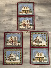 "Tis The Season" Wall Hanging Quilt Set Of 3