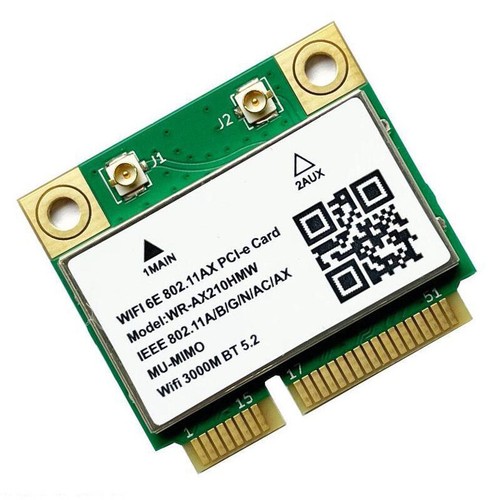 AX210HMW WiFi 6E Bluetooth Half Mini PCIe Adapter PC Laptop AX Wireless Network - Picture 6 of 6