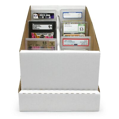 2-Row Graded Card Storage Shoe Box - 5 Pack 2-Row Graded Card Storage Shoe Box - 5 Pack