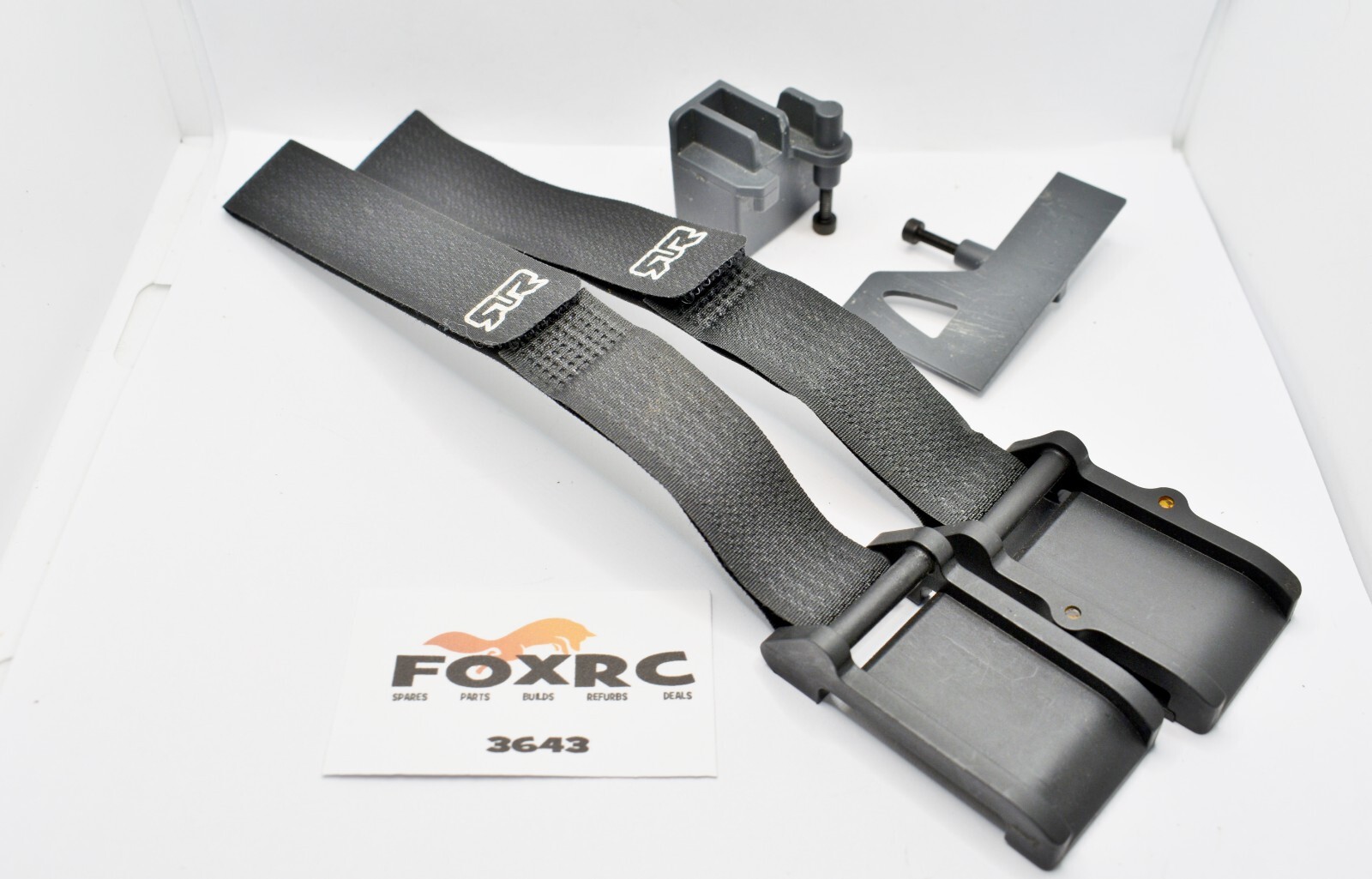 ARRMA Vorteks 223s 4x4 Battery Straps & Tray inserts USED FX3643