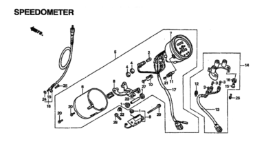 96-07 Honda Shadow VT600CD : OEM Pilot Box Assembly (37600