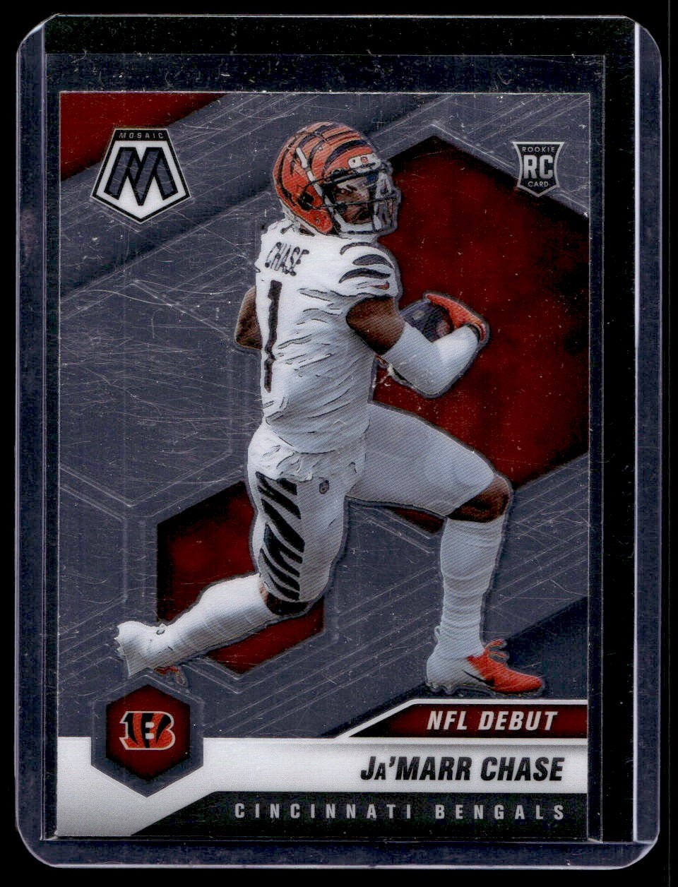 2021 Panini Mosaic Ja'Marr Chase Rookie G66 Cincinnati Bengals #247