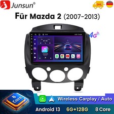 Android 14 Autoradio 6+128GB Carplay GPS Navi WIFI DAB RDS Für Mazda 2 2007-2013 Android 14 Autoradio 6+128GB Carplay GPS Navi WIFI DAB RDS Für Mazda 2 2007-2013
