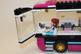 LEGO Friends Pop Star Tour Bus 41106 No Box or Manual Looks Complete