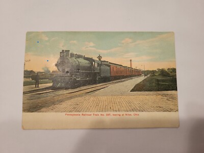 Pennsylvania Railroad Train No. 237 Postcard with Franklin 3 Cent 1903 Postmark