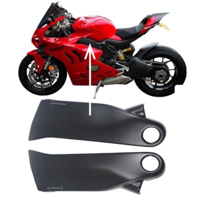 Carbon Fiber Frame Side Cover Panels Guard Cowling for Ducati Panigale V4 V4S