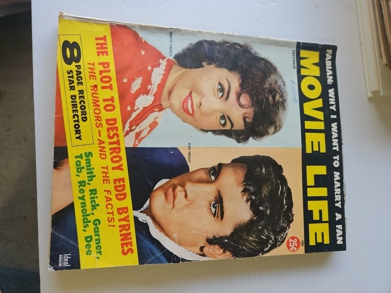 Vintage Movie Life December Elvis Presley/Annette Funicello Must See Nice!!