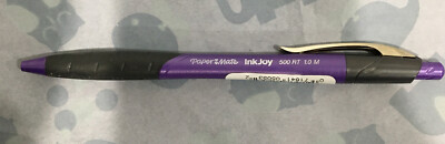 Paper Mate Ink Joy 500 RT- 1.0m, PURPLE with Black ink - 1 Pen