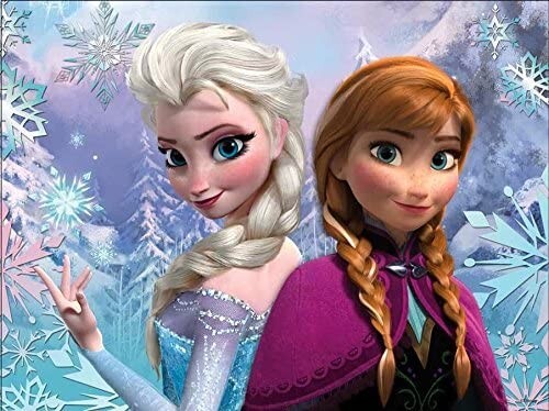 NEW Disney Frozen 5 Wood Puzzles Elsa Anna Olaf Kristoff in a Wood Box - Picture 4 of 5