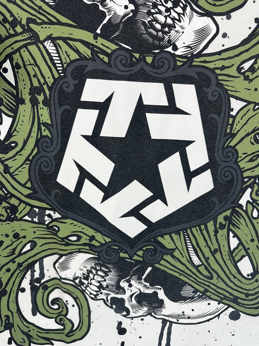 TRIBAL GEAR グラフィックプリント フットボールシャツ Y2K Tribal Gear Clothing Vintage 90s y2k graffiti League XL NAVY