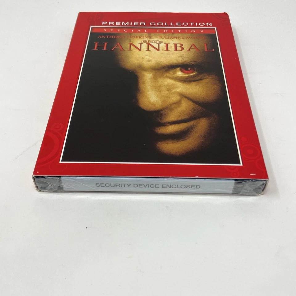 Hannibal DVD, 2001, 2-Disc Set, Widescreen, Special Edition, Horror New *SEALED* Foto 2 de 4